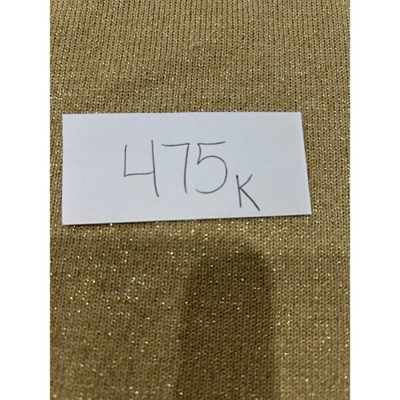 Yarnworks Gold Metallic Short Sleeve Round Neck Sweater Size S - Picture 8 of 8